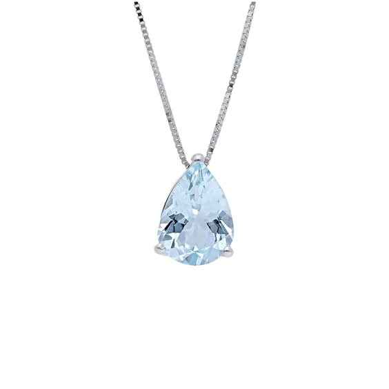 Collana Babila Milano Donna Colore in Oro bianco Acquamarina 1.66 Ct 190796 - 190796